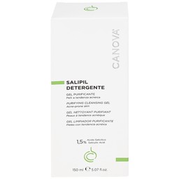 Gel rửa mặt ngừa mụn Canova Salipil Detergente Purifying Cleansing Gel Sifarma 50ml