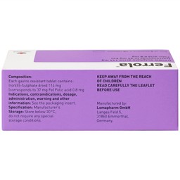 Thuốc Ferrola Worwag điều trị thiếu máu do thiếu sắt (5 vỉ x 10 viên)