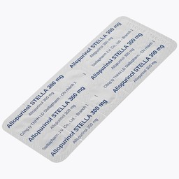 Thuốc Allopurinol 300mg Stella Pharm giảm sự hình thành acid uric, điều trị bệnh gout (10 vỉ x 10 viên)