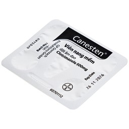 Viên đặt âm đạo Canesten 1 Day 500mg Bayer điều trị viêm âm đạo và cơ quan sinh dục ngoài (1 vỉ x 1 viên)