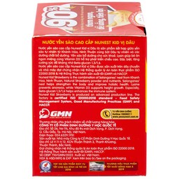 Nước Yến Sào Cao Cấp Cho Trẻ Em Nunest Kid Vị Dâu Lốc 3+1 (70ml)