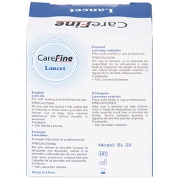 Kim lấy máu Lancet Carefine BL-28G (100 cái)