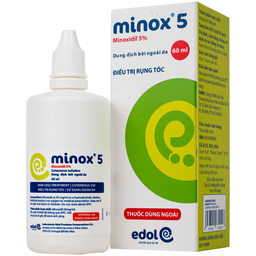 Thuốc Minox 50mg EDOL điều trị tại chỗ hói đầu và rụng tóc androgenic ở cả nam và nữ 60ml
