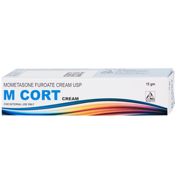 Thuốc M CORT cream Agio điều trị các biểu hiện viêm và ngứa của bệnh vẩy nến, viêm da dị ứng (15g)