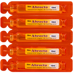 Siro Abrocto Dược Hà Tĩnh điều trị một số bệnh lý đường hô hấp (20 ống x 10ml)