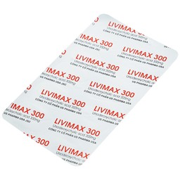 Thuốc Livimax 300 US Pharma điều trị xơ gan ứ mật nguyên phát (3 vỉ x 10 viên)