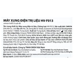 Máy massage (mát xa) xung điện trị liệu Omron HV-F013 giúp giảm đau cơ và khớp