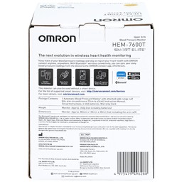 Máy đo huyết áp bắp tay không dây Omron HEM 7600T hỗ trợ đo huyết áp, nhịp tim