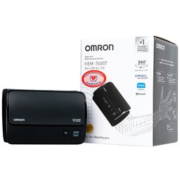Máy đo huyết áp bắp tay không dây Omron HEM 7600T hỗ trợ đo huyết áp, nhịp tim