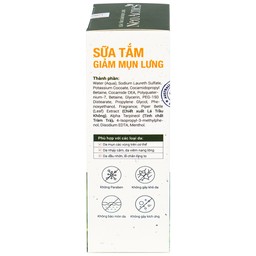 Sữa tắm Neo Acness giảm mụn lưng tinh chất tràm trà (250ml)