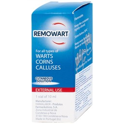 Dung dịch bôi ngoài da Remowart Farmalabor điều trị mụn cóc, chai chân và chai sần trên da (10ml)