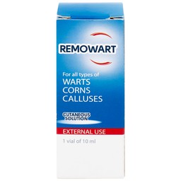 Dung dịch bôi ngoài da Remowart Farmalabor điều trị mụn cóc, chai chân và chai sần trên da (10ml)