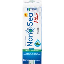 Xịt mũi muối biển Nano Sea Plus người lớn 75ml giúp làm sạch, thông mũi họng
