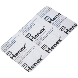 Thuốc Henex 500mg Abbott điều trị suy tĩnh mạch - mạch bạch huyết, cơn trĩ cấp (10 vỉ x 10 viên)