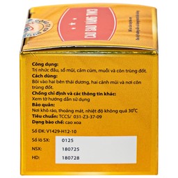 Cao sao vàng TW3 6 lọ x 17g