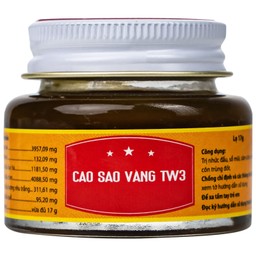 Cao sao vàng TW3 6 lọ x 17g