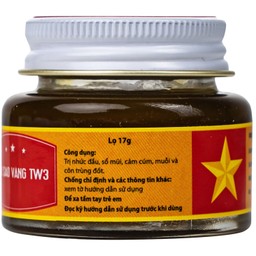Cao sao vàng TW3 6 lọ x 17g