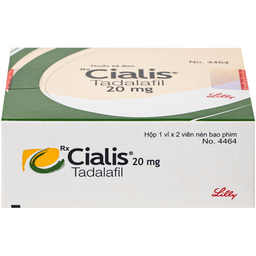 Thuốc Cialis Lilly điều trị rối loạn cương dương (1 vỉ x 2 viên)