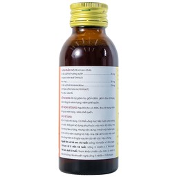 Siro Methorphan Bee Traphaco hỗ trợ giảm ho, giảm đờm, viêm họng (100ml)