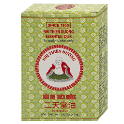 Dầu Nhị Thiên Đường 7ml dùng khi bị cảm mạo phong hàn, sổ mũi (10 chai)