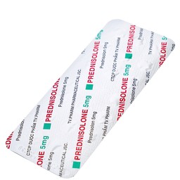 Thuốc Prednisolone 5mg TV.Pharm chống viêm, chống dị ứng và ức chế miễn dịch (10 vỉ x 20 viên)