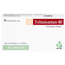 Thuốc Telmisartan 40 TV.Pharm điều trị tăng huyết áp (3 vỉ x 10 viên)