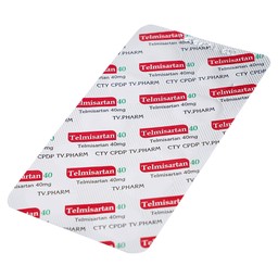 Thuốc Telmisartan 40 TV.Pharm điều trị tăng huyết áp (3 vỉ x 10 viên)