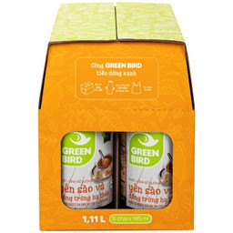 Nước Yến Sào Và Đông Trùng Hạ Thảo Greenbird (6 chai x 185ml)