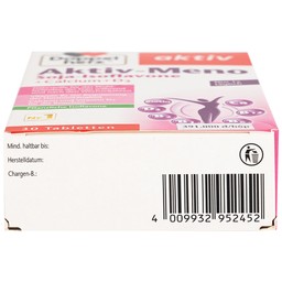 Viên uống Active-Meno Doppelherz Aktiv bổ sung isoflavone, điều hoà kinh nguyệt (30 viên)