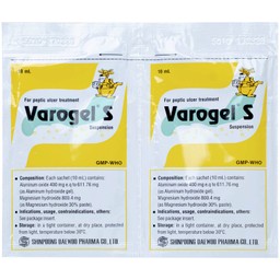 Thuốc Varogel Shinpoong Daewoo điều trị viêm loét dạ dày (20 gói x 10ml)