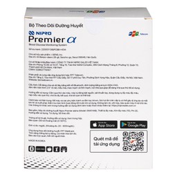 Máy đo đường huyết Nipro Premier Alpha hỗ trợ theo dõi, kiểm soát lượng đường trong máu