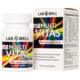 Viên uống bổ sung vitamin và khoáng chất cho cơ thể Multi Vitas Lab Well (60 viên)