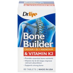 Viên uống Bone Builder Drlife bổ sung canxi và vitamin cho xương (60 viên)