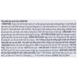 Thực phẩm bảo vệ sức khỏe Condition hỗ trợ giải độc gan, giải rượu (100ml)