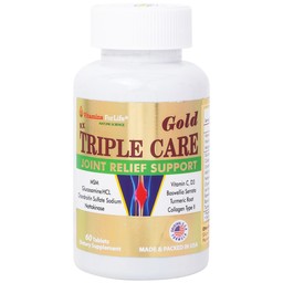 Viên uống giúp tăng tiết dịch khớp, giảm thoái hóa khớp Triple Care Gold Vitamins For Life (60 viên)
