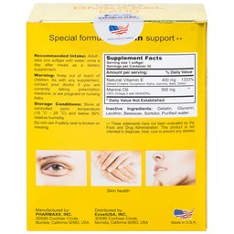 Thực phẩm bảo vệ sức khỏe Omexxel E400 hỗ trợ chống oxy hóa, tốt cho da (3 vỉ x 10 viên)