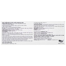 Thực phẩm bảo vệ sức khỏe Omexxel E400 hỗ trợ chống oxy hóa, tốt cho da (3 vỉ x 10 viên)