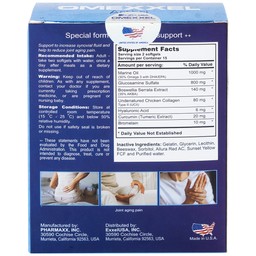 Viên uống hỗ trợ tăng tiết dịch khớp, giảm đau khớp Omexxel Arthri (3 vỉ x 10 viên)