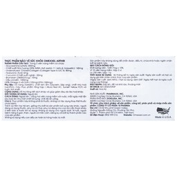 Viên uống hỗ trợ tăng tiết dịch khớp, giảm đau khớp Omexxel Arthri (3 vỉ x 10 viên)