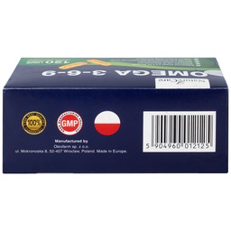 Viên nang mềm NatureCare Omega 369 bổ sung Omega, giảm nguy cơ xơ vữa động mạch (6 vỉ x 20 viên)