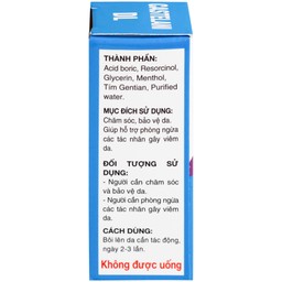 Dung dịch Castelani Quabluepharma phòng ngừa mụn mủ, lở loét, nấm da (17ml)