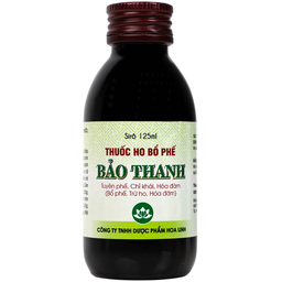 Siro ho Bảo Thanh điều trị các chứng ho, viêm phổi (125ml) 