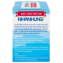 Bột Pha Nước Tắm Cho Trẻ Em Nhân Hưng (30 gói)