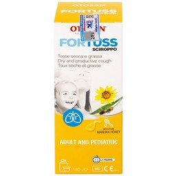 Siro ho Fortuss Otosan 180g hỗ trợ làm dịu cơn ho hiệu quả, bảo vệ niêm mạc 