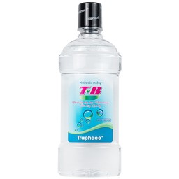 Nước súc miệng T-B Traphaco 500ml giúp vệ sinh răng miệng, họng, ngừa viêm họng, sạch răng