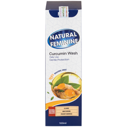 Dung dịch vệ sinh phụ nữ khử mùi Natural Feminine Curcumin Wash 100ml