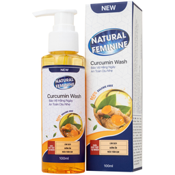 Dung dịch vệ sinh phụ nữ khử mùi Natural Feminine Curcumin Wash 100ml