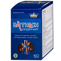 Viên uống Bài Thạch Kingphar lợi tiểu, hỗ trợ giảm nguy cơ viêm đường tiết niệu (60 viên)