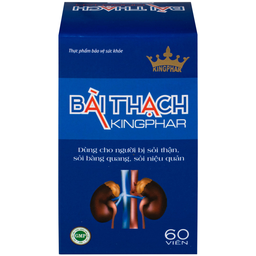 Viên uống Bài Thạch Kingphar lợi tiểu, hỗ trợ giảm nguy cơ viêm đường tiết niệu (60 viên)