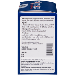 Viên uống Bài Thạch Kingphar lợi tiểu, hỗ trợ giảm nguy cơ viêm đường tiết niệu (60 viên)